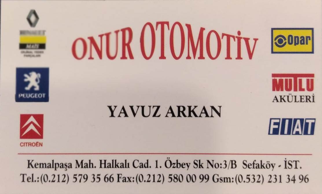 ONUR OTOMOTİV